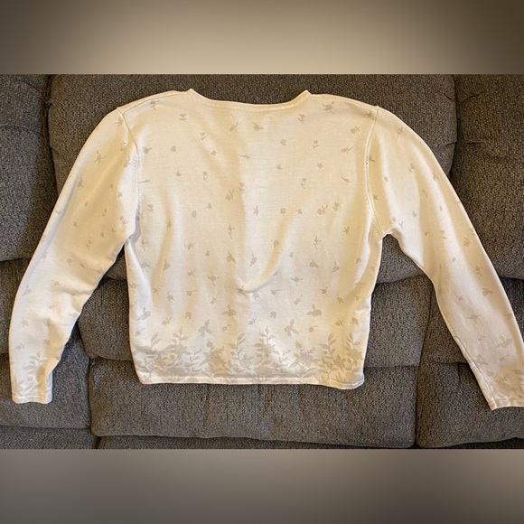 💰5/$25 Vintage Silk Club Collection Cardigan Small - Picture 3 of 7